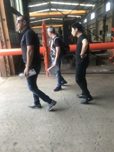 Visita al cliente de fábrica