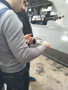 Visita al cliente de fábrica